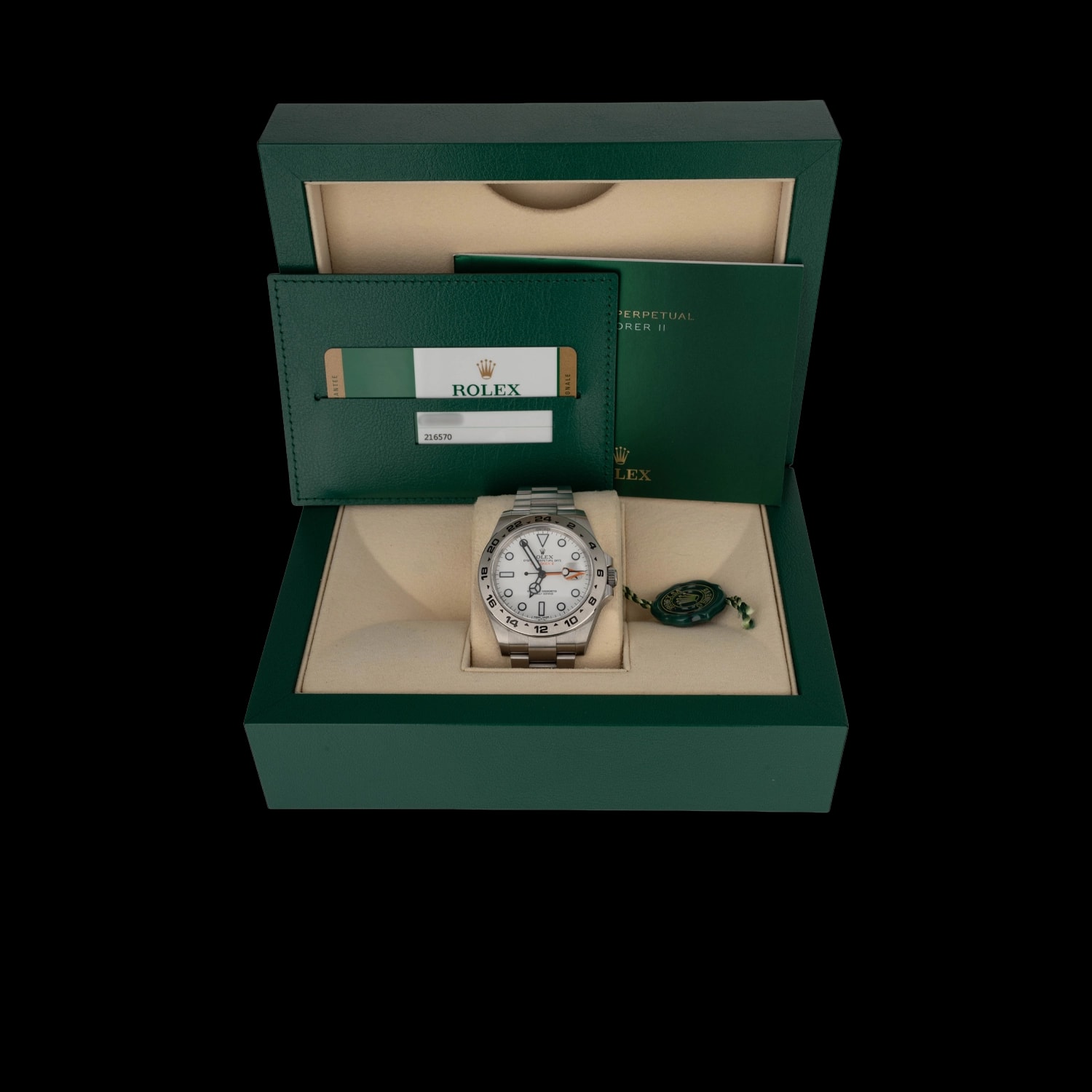Rolex Explorer II – Ref. 216570, Sehr gut – 7/8