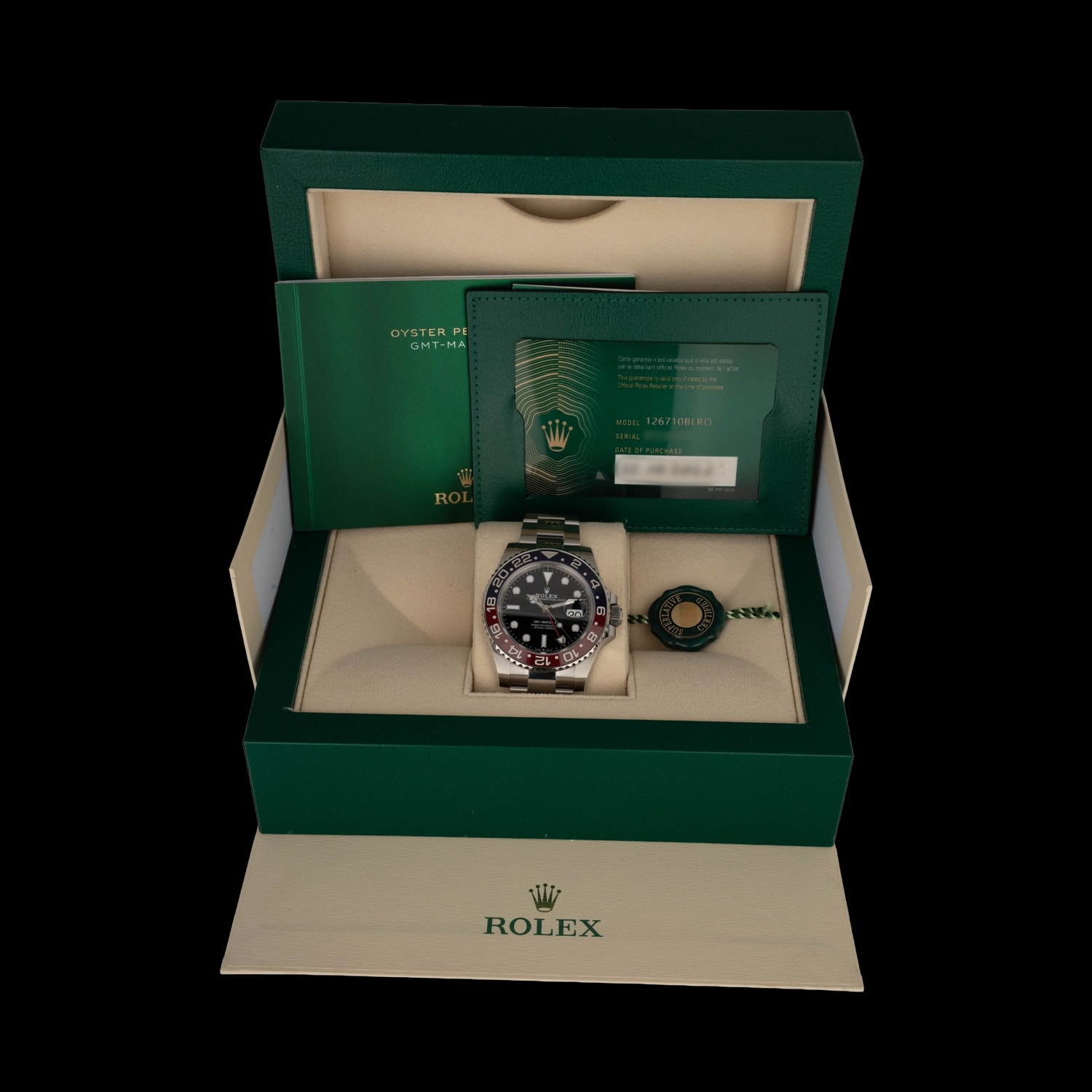 Rolex GMT-Master II – Ref. 126710BLRO, Sehr gut – 4/6