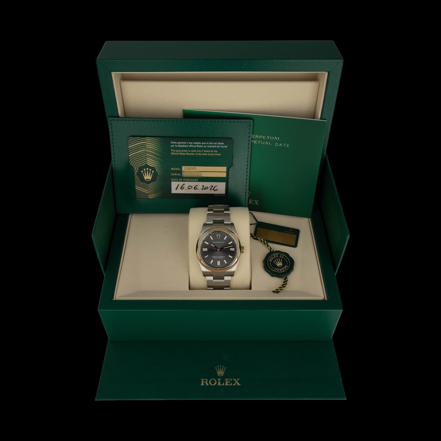 Rolex Oyster Perpetual – Ref. 126003, Neu – Bild 2/8