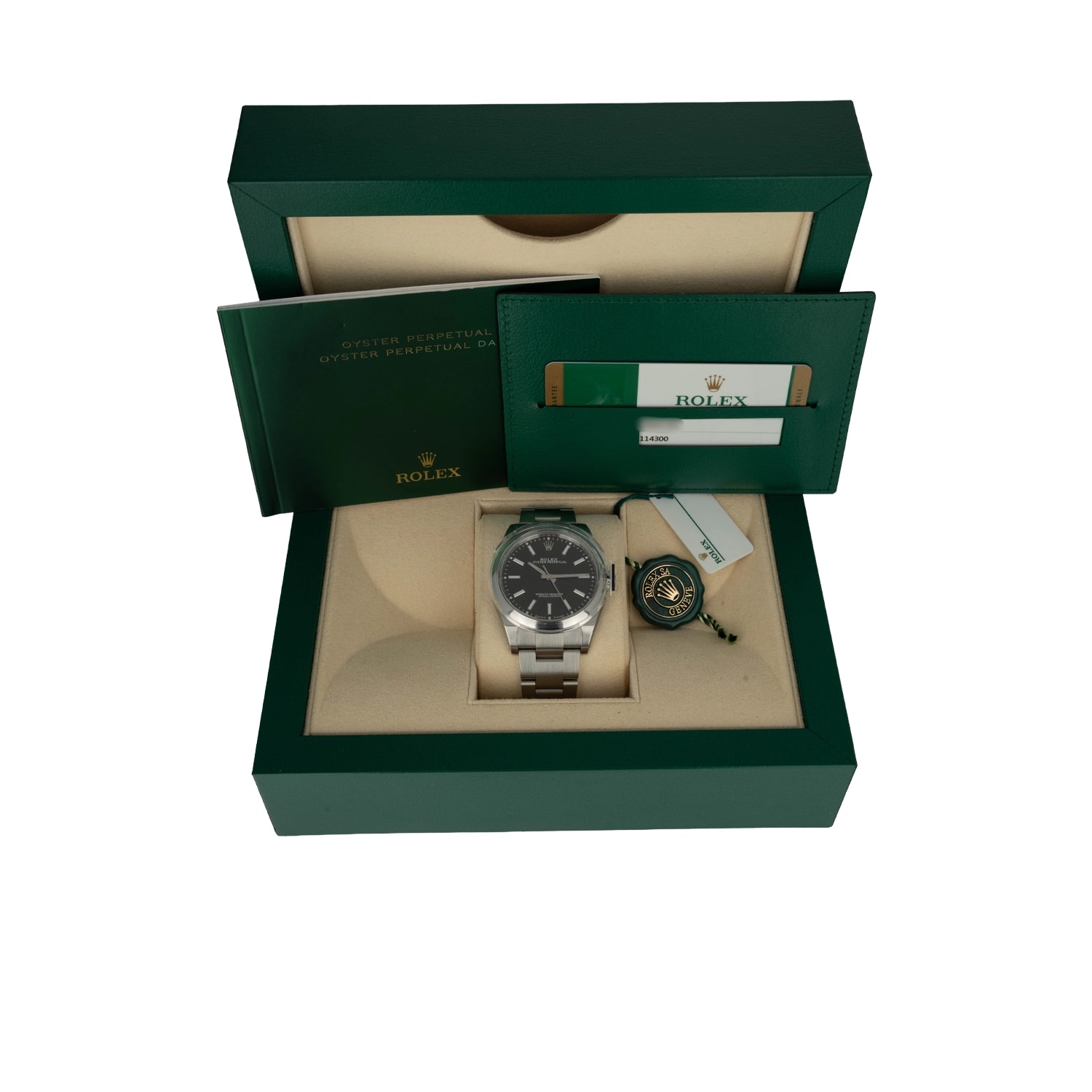 Rolex Oyster Perpetual – Ref. 114300, Sehr gut – 8/8