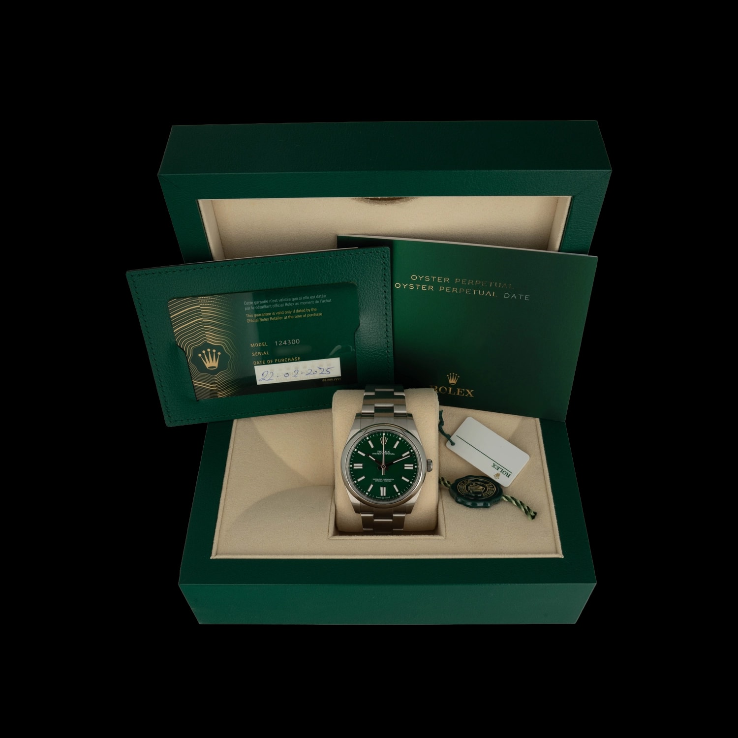 Rolex Oyster Perpetual – Ref. 124300, Sehr gut – 8/8