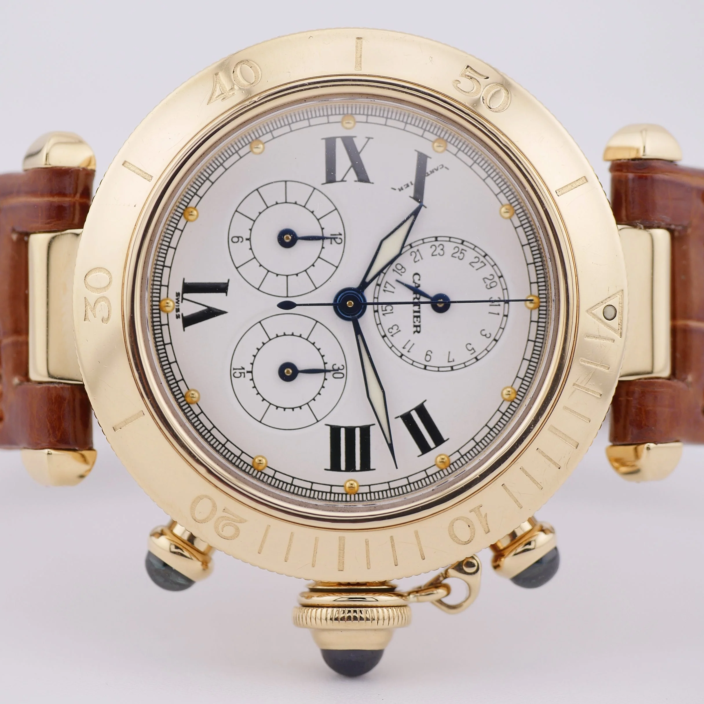Cartier Pasha – Ref. 1353, Sehr gut – 2/7