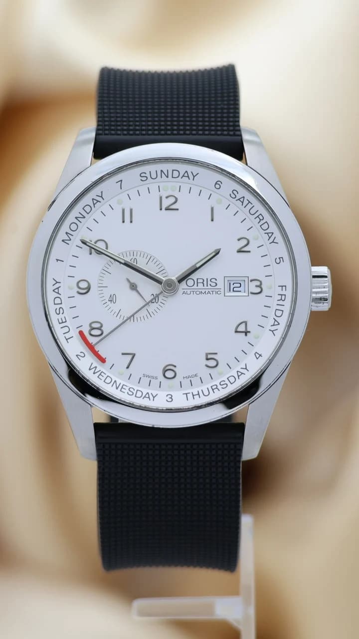 Oris XXL Pointer-Date – Ref. 645-7529-40-61, Sehr gut
