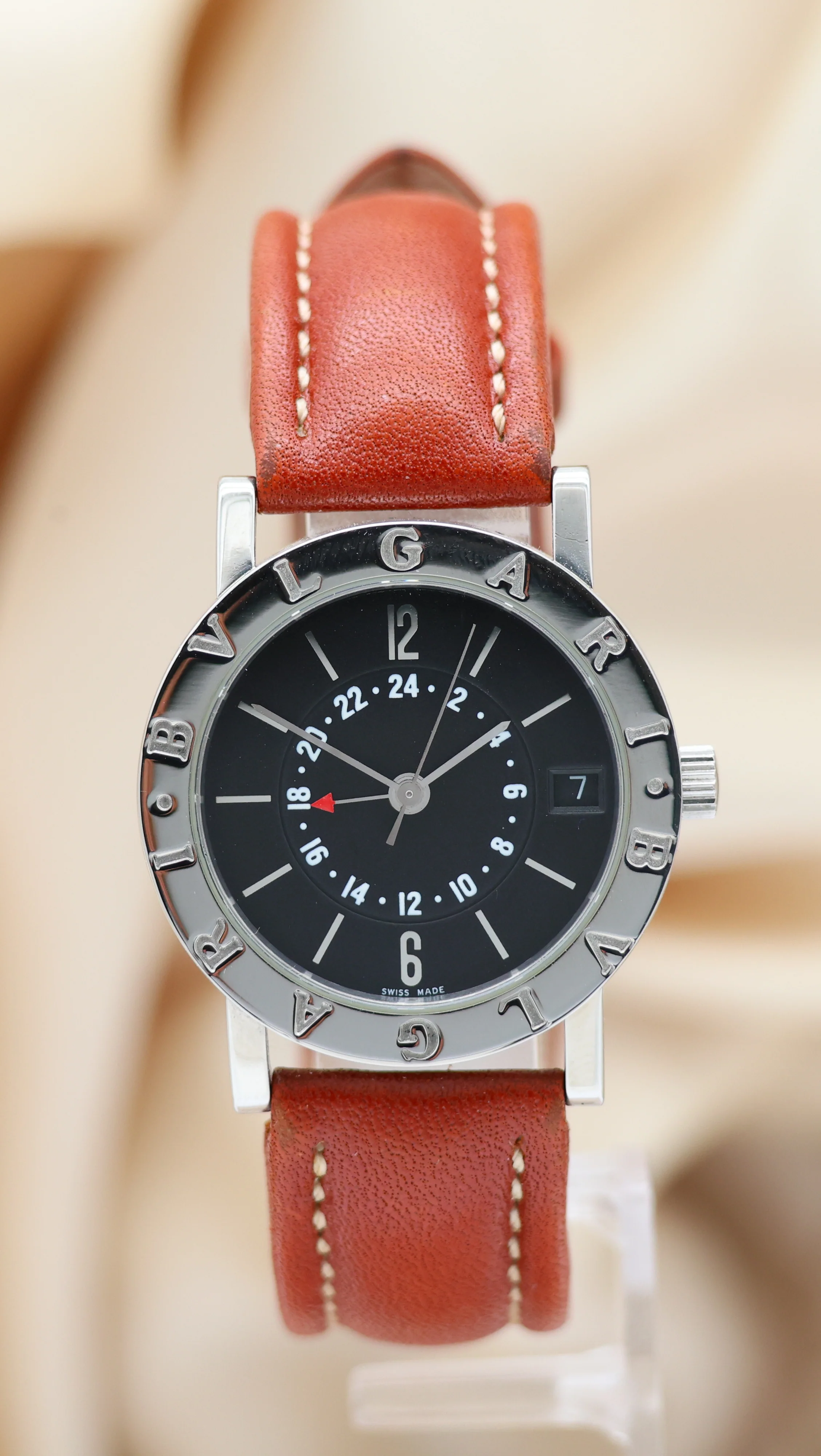 Bulgari Diagono Quarz – Ref. BB33SLGMT, Sehr gut – 1/8