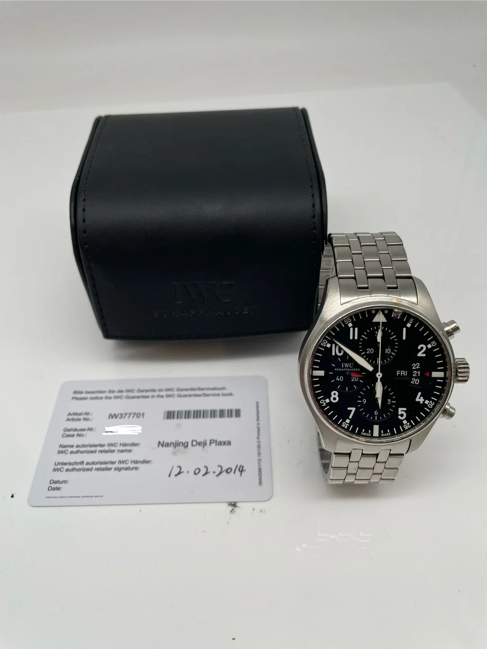 IWC Chronograph – Ref. IW377701, Sehr gut – 7/8