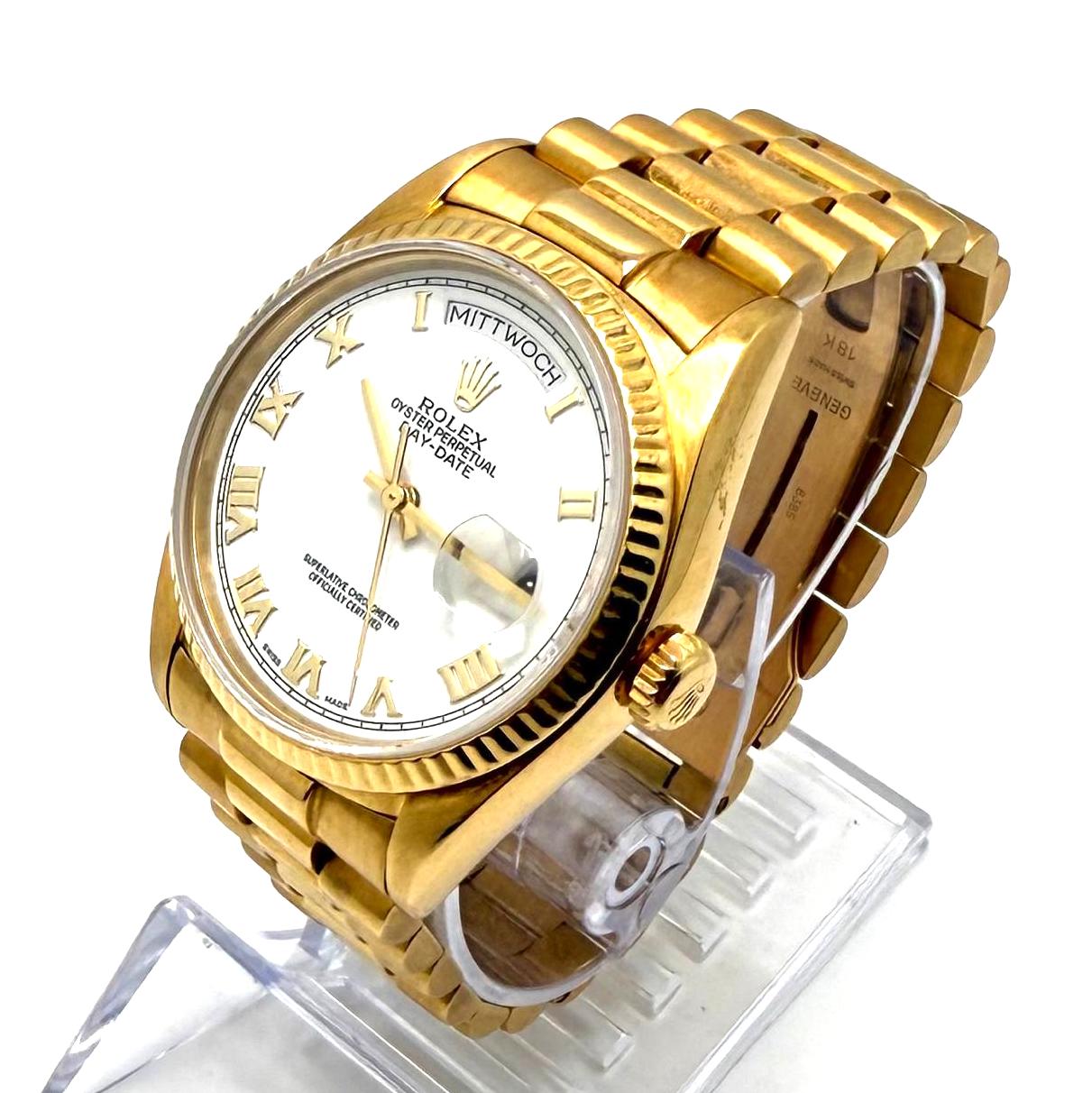 Rolex Day-Date – Ref. 18038, Gebraucht – 6/7