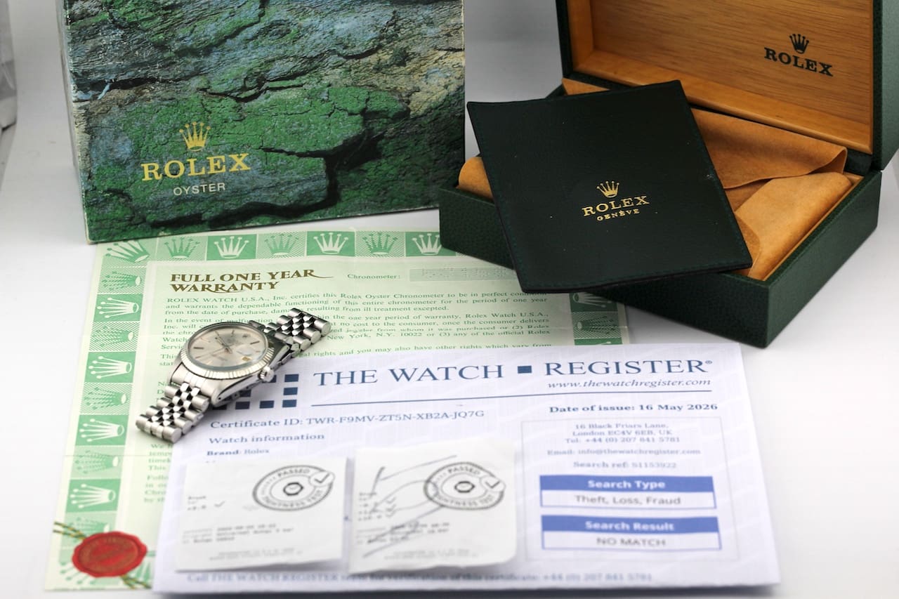 Rolex Datejust – Ref. 16014, Sehr gut – 2/15
