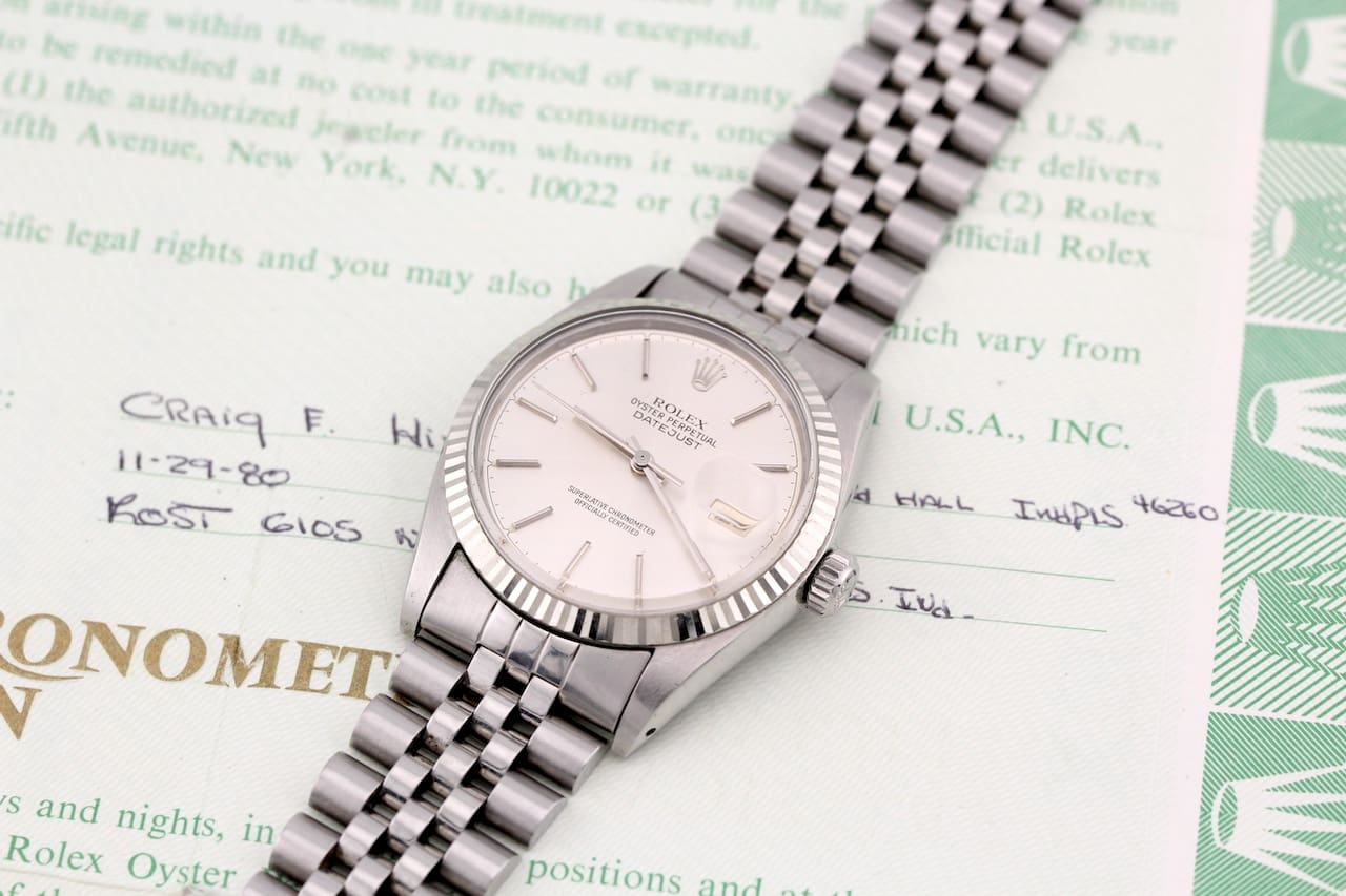Rolex Datejust – Ref. 16014, Sehr gut – 4/15
