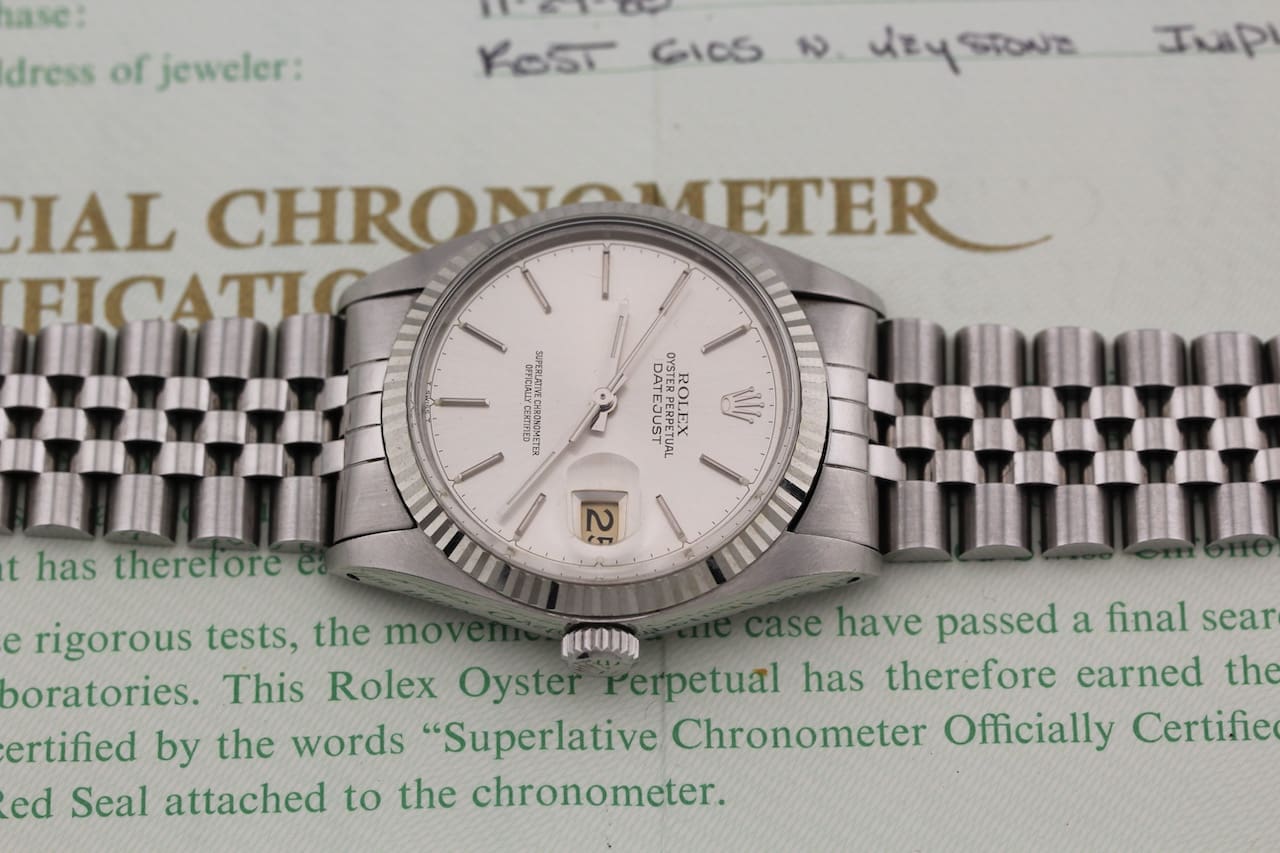 Rolex Datejust – Ref. 16014, Sehr gut – 7/15