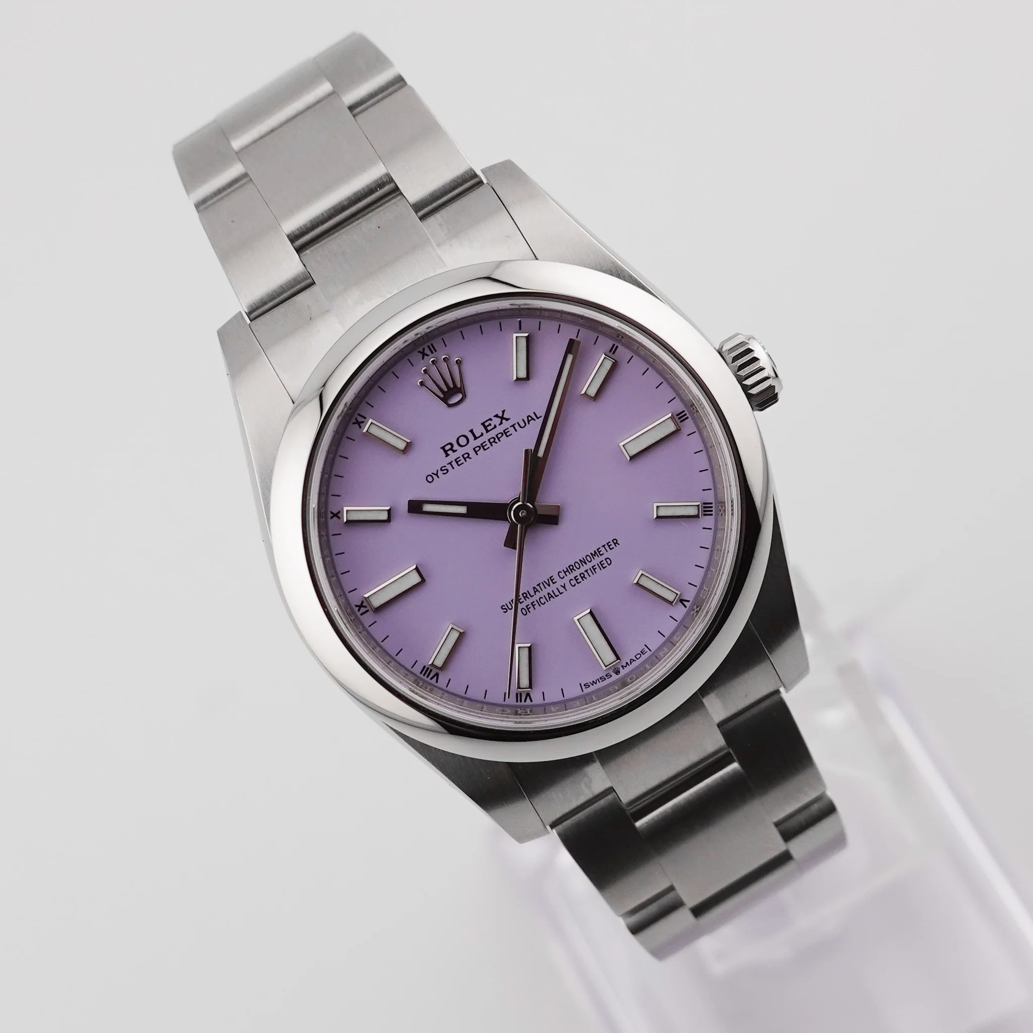 Rolex Perpetual 34 – Ref. 124200, Neu – 6/8