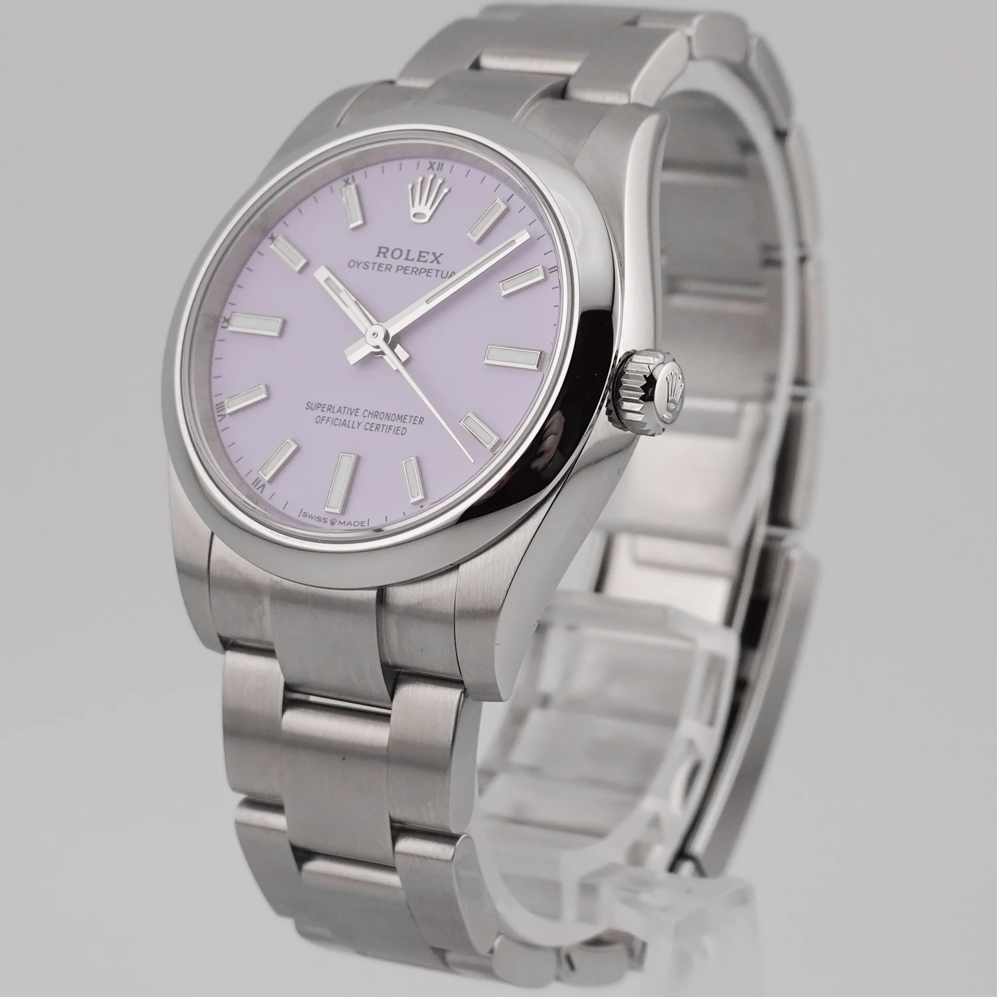Rolex Perpetual 34 – Ref. 124200, Neu – 7/8