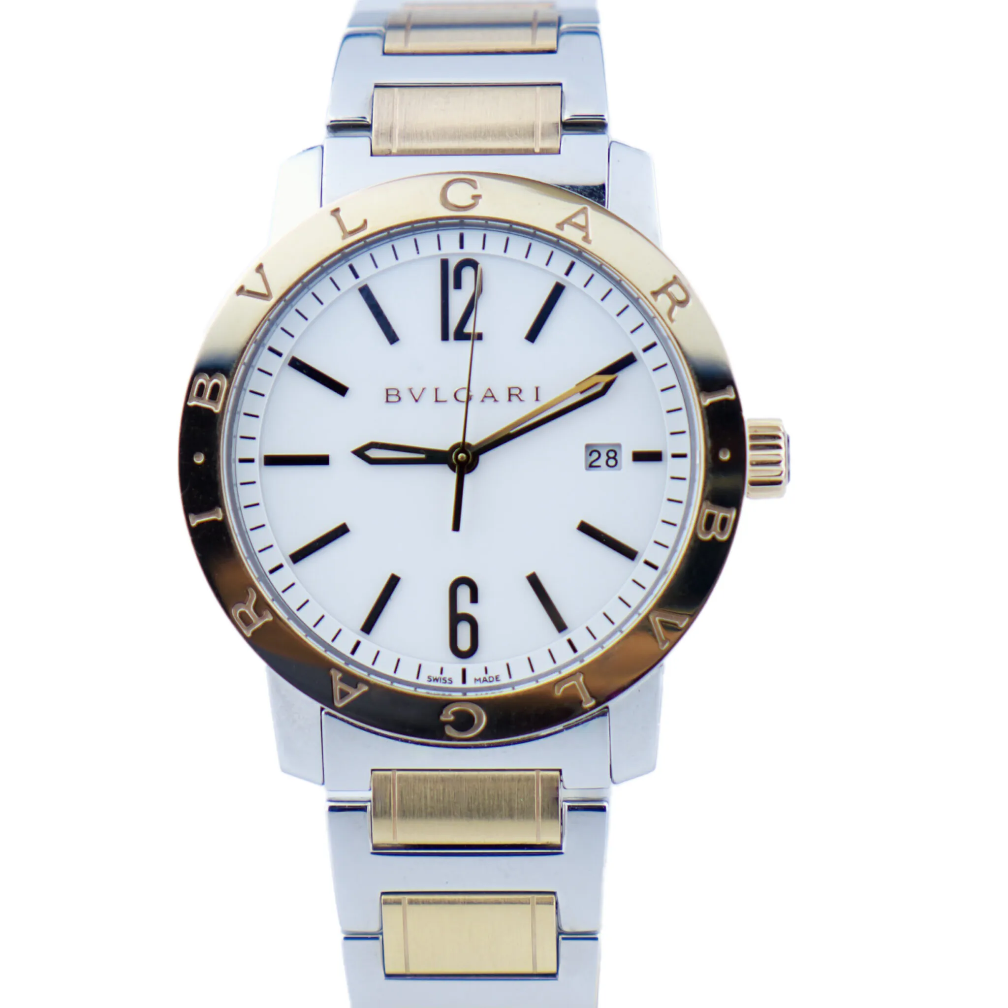 Bulgari 41mm White – Ref. BB41SPG, Neu