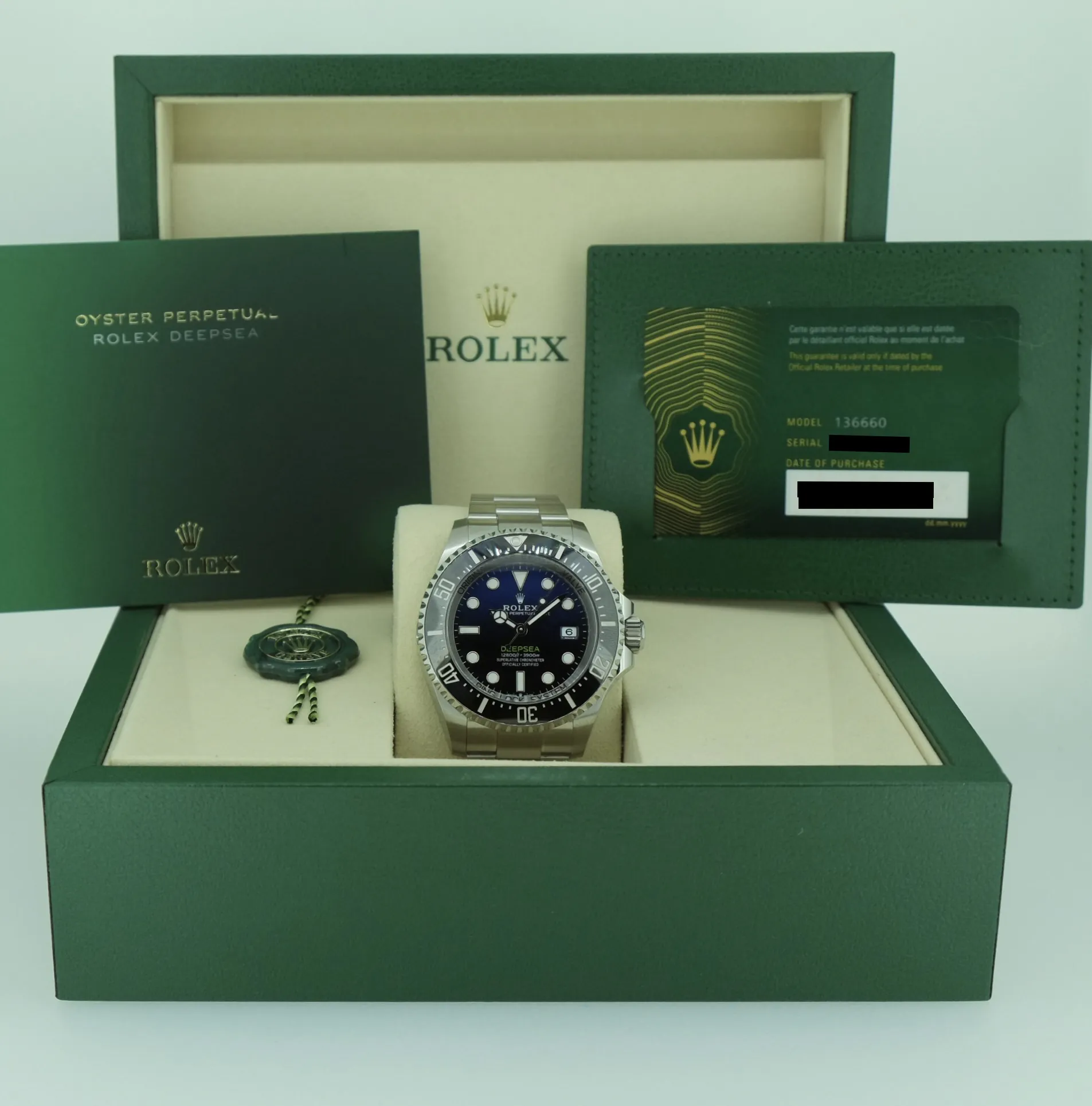 Rolex Sea-Dweller – Ref. 136660, Neu – 5/6