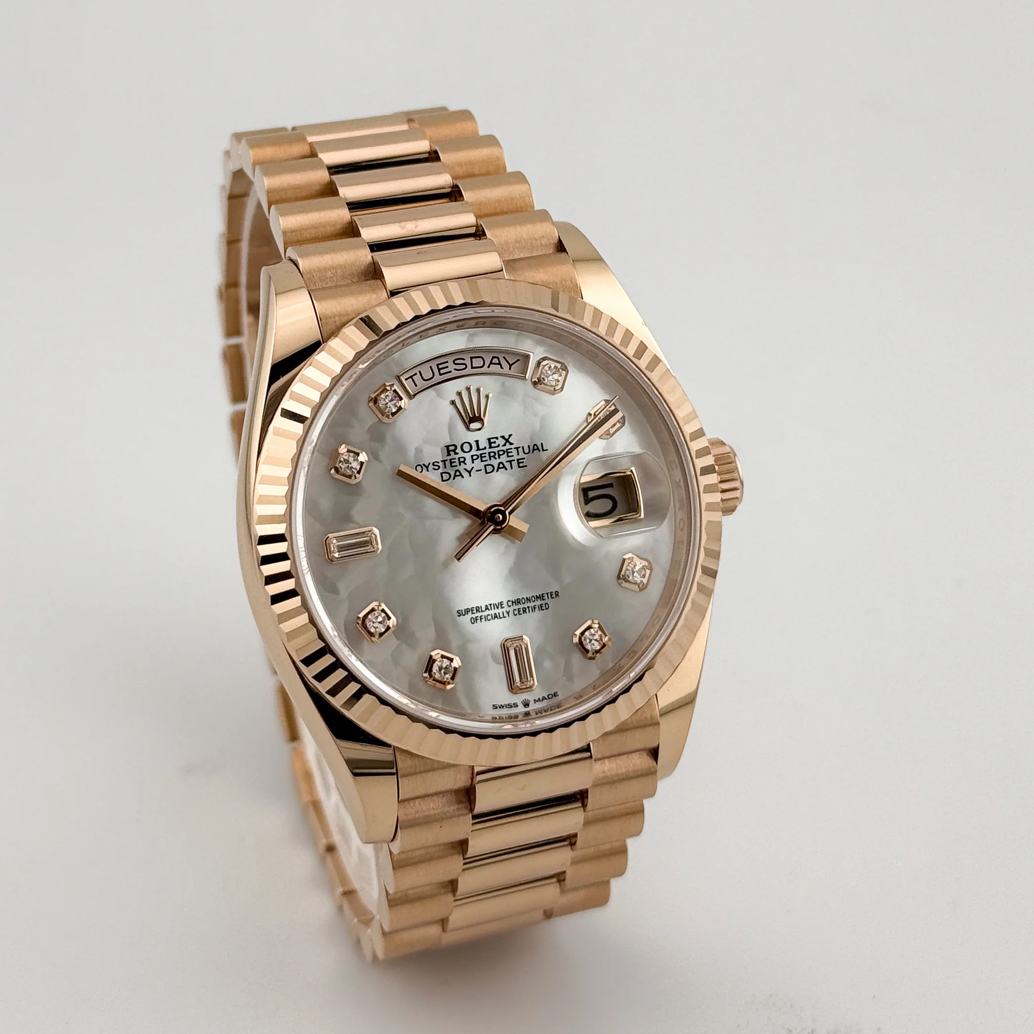 Rolex Day-Date 36 – Ref. 128235, Sehr gut – 3/6