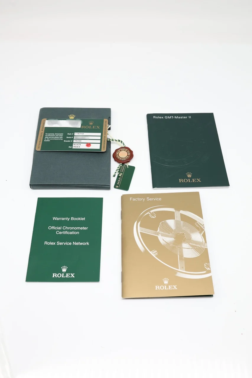 Rolex GMT-Master II – Ref. 116710LN, Sehr gut – 8/10