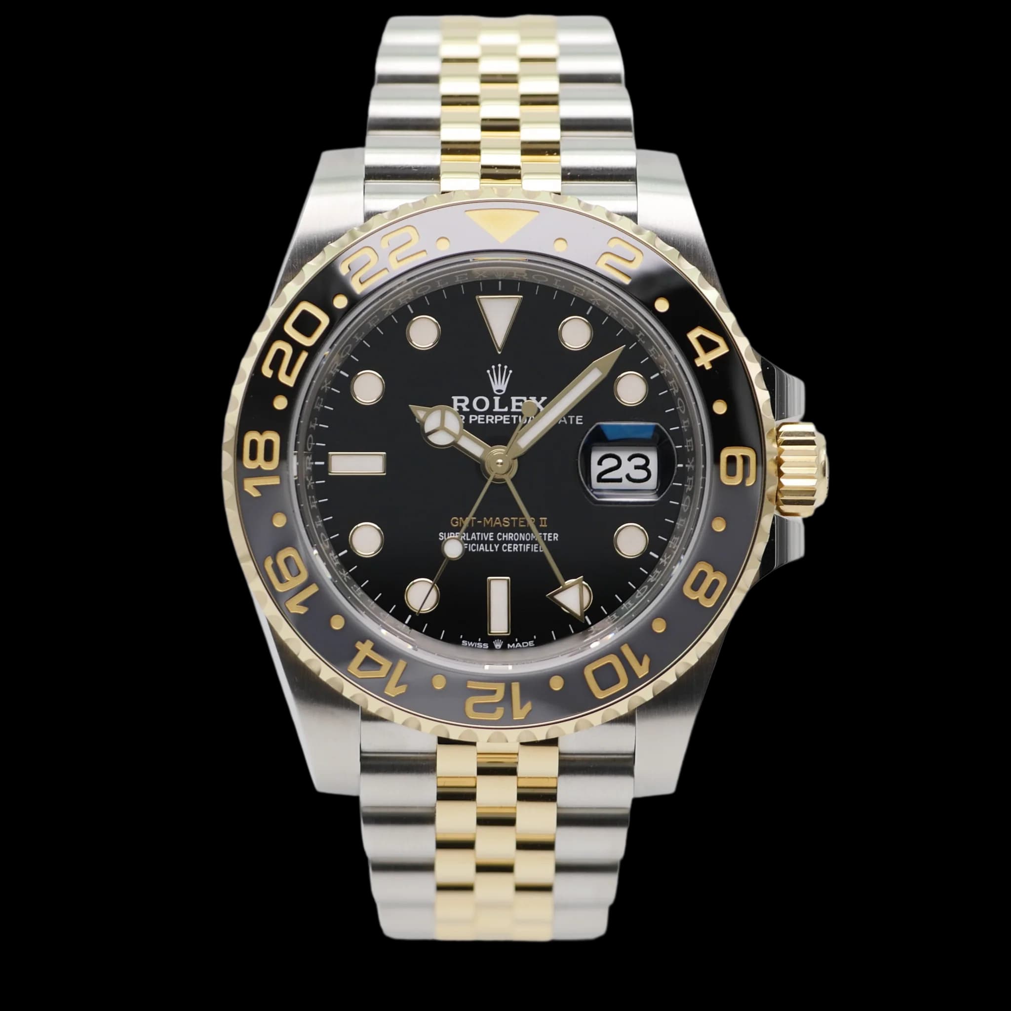 Rolex GMT-Master II – Ref. 126713GRNR, Sehr gut
