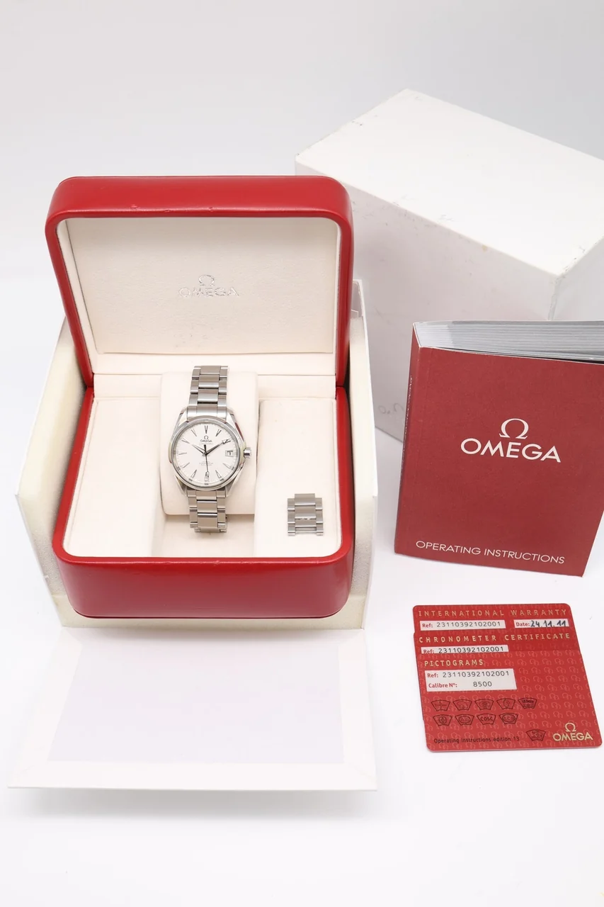 Omega Aqua Terra – Ref. 23110392102001, Sehr gut – 8/11