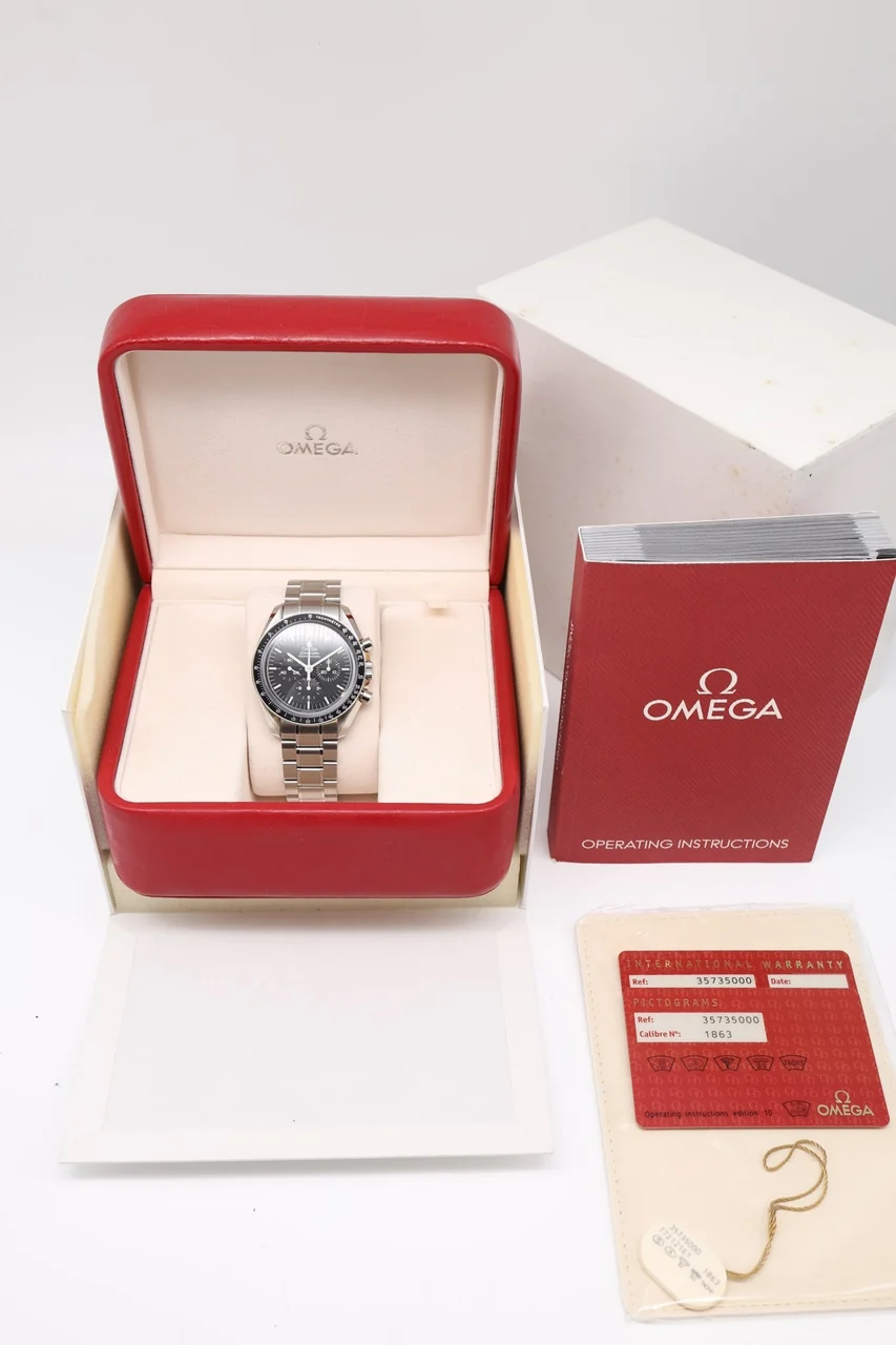Omega Moonwatch – Ref. 35735000, Sehr gut – 10/11