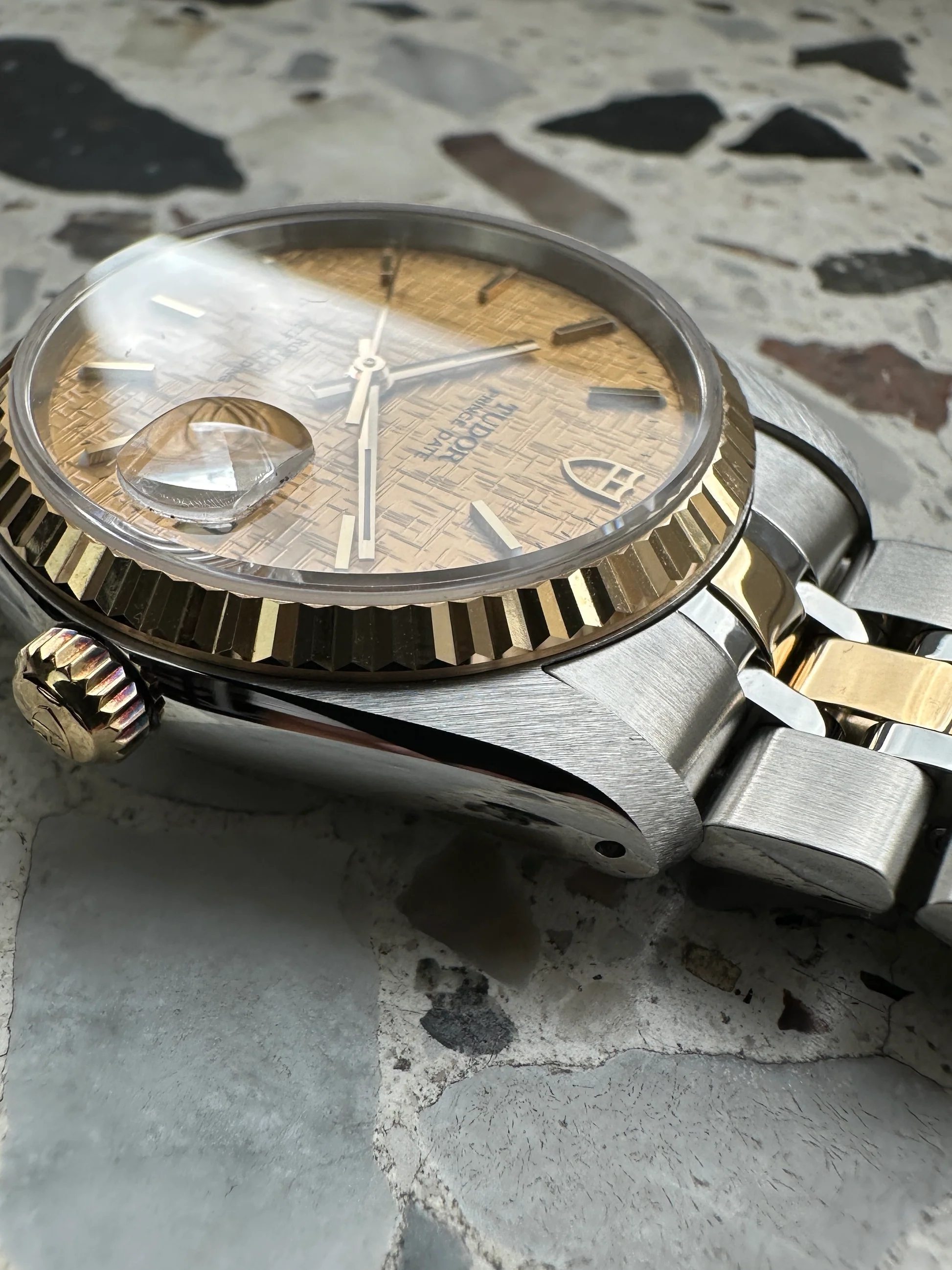 Tudor Prince Date Chronograph – Ref. 74033, Sehr gut – 4/14