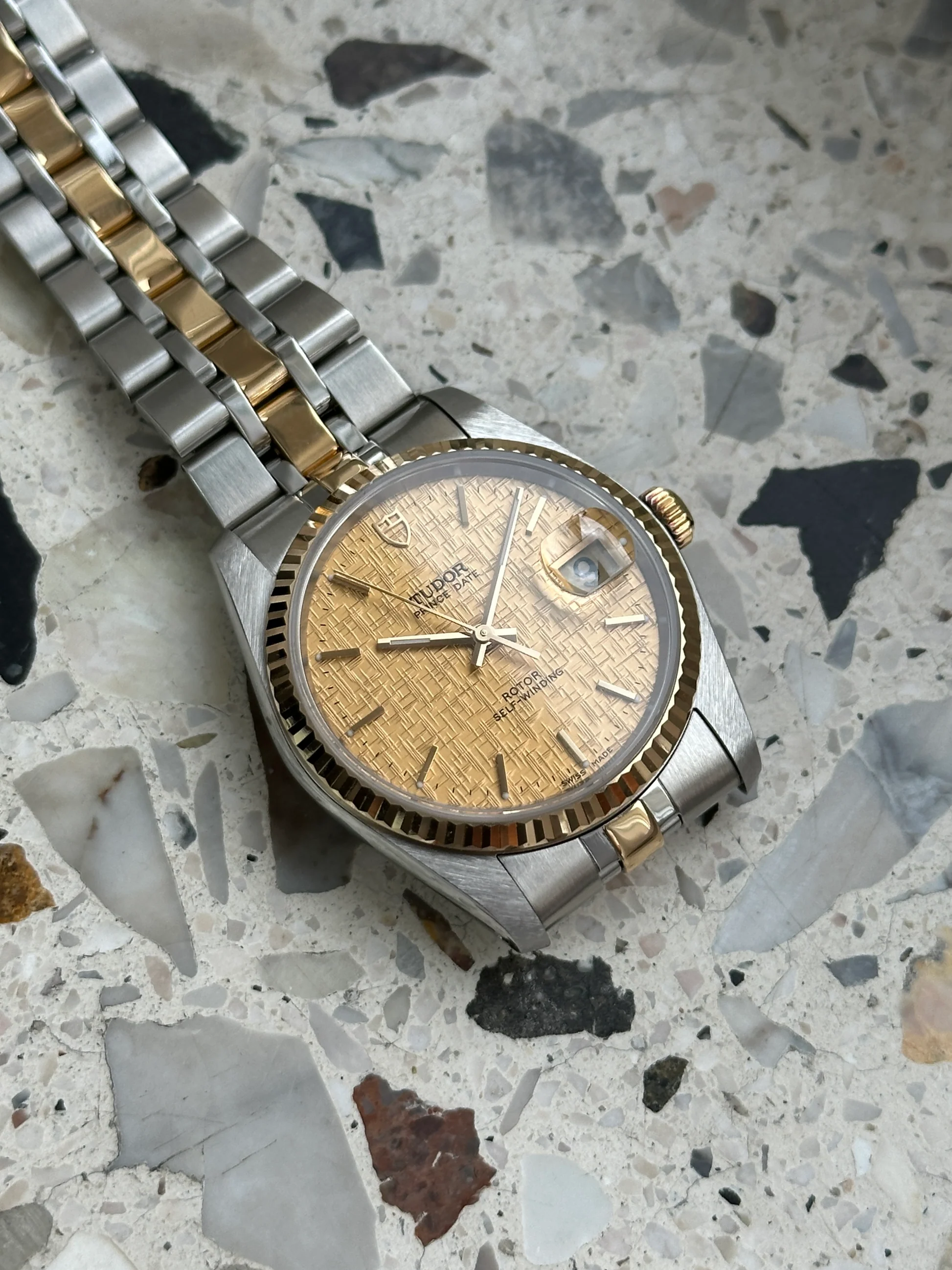 Tudor Prince Date Chronograph – Ref. 74033, Sehr gut – 12/14