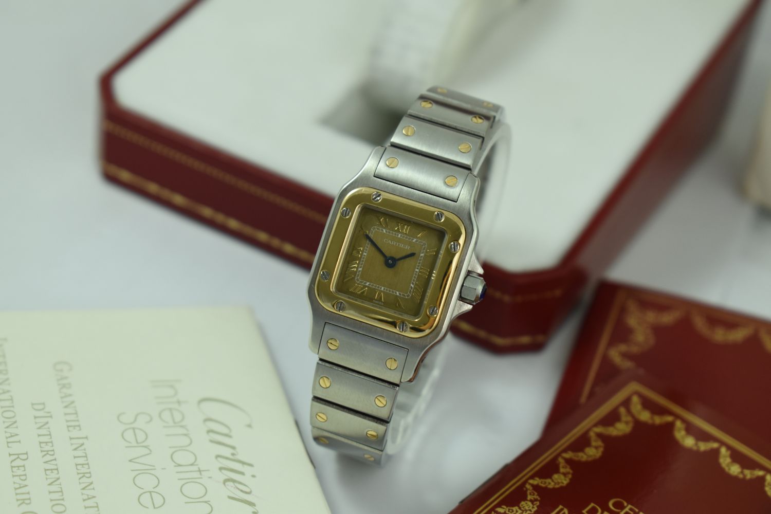 Cartier Santos de Cartier – Ref. 1057930, Sehr gut – 6/8