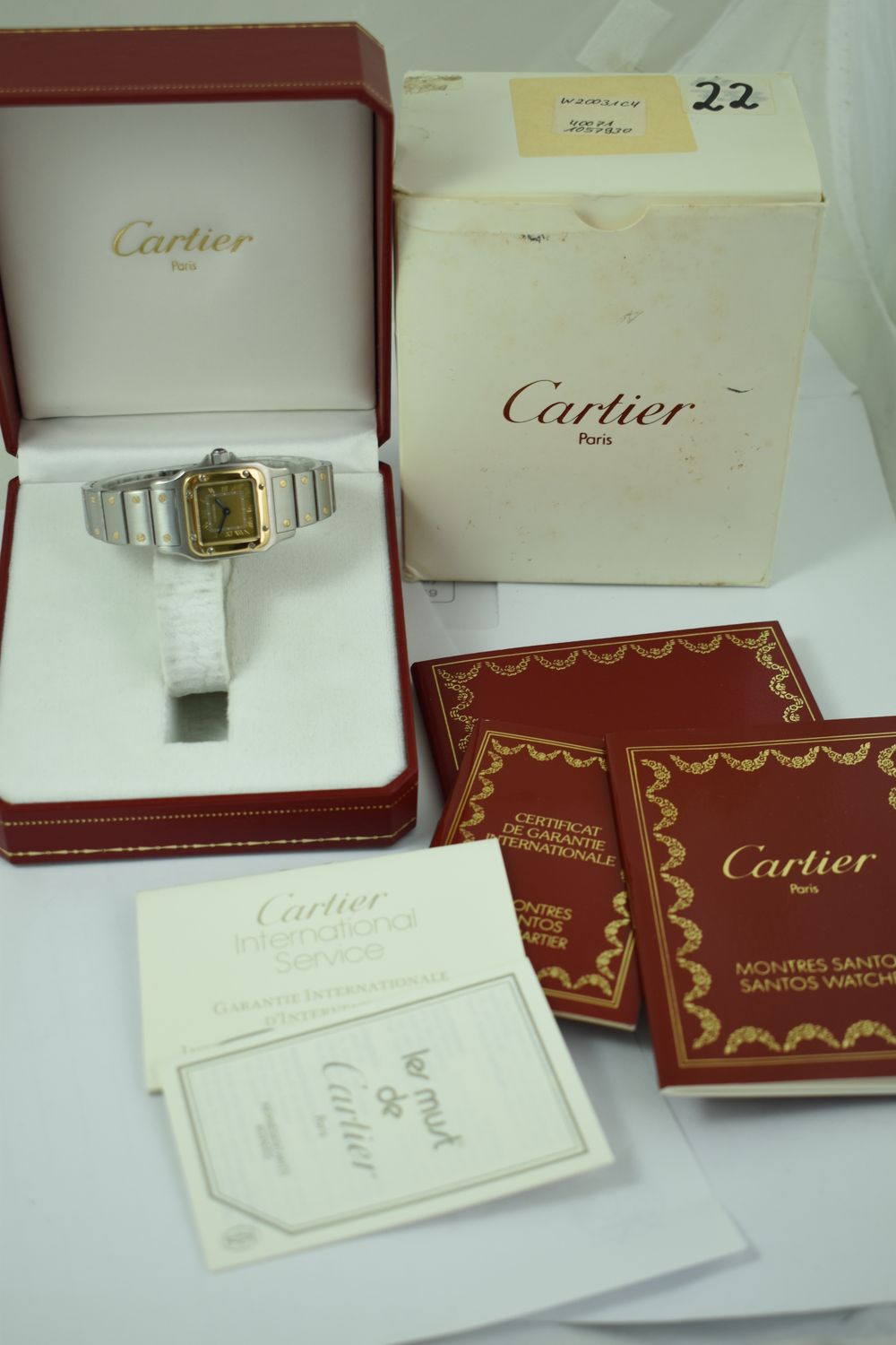 Cartier Santos de Cartier – Ref. 1057930, Sehr gut – 7/8