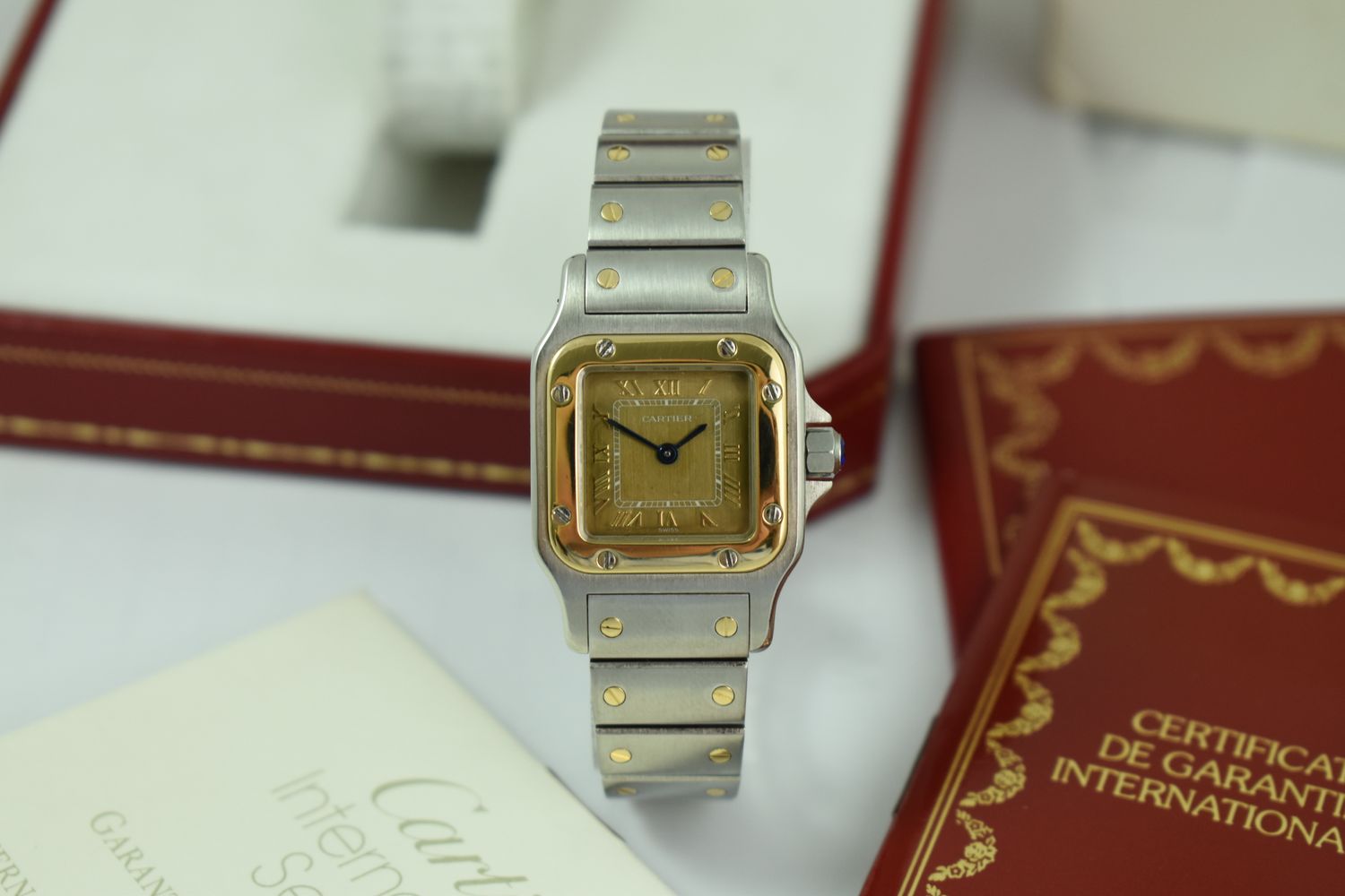 Cartier Santos de Cartier – Ref. 1057930, Sehr gut – 8/8
