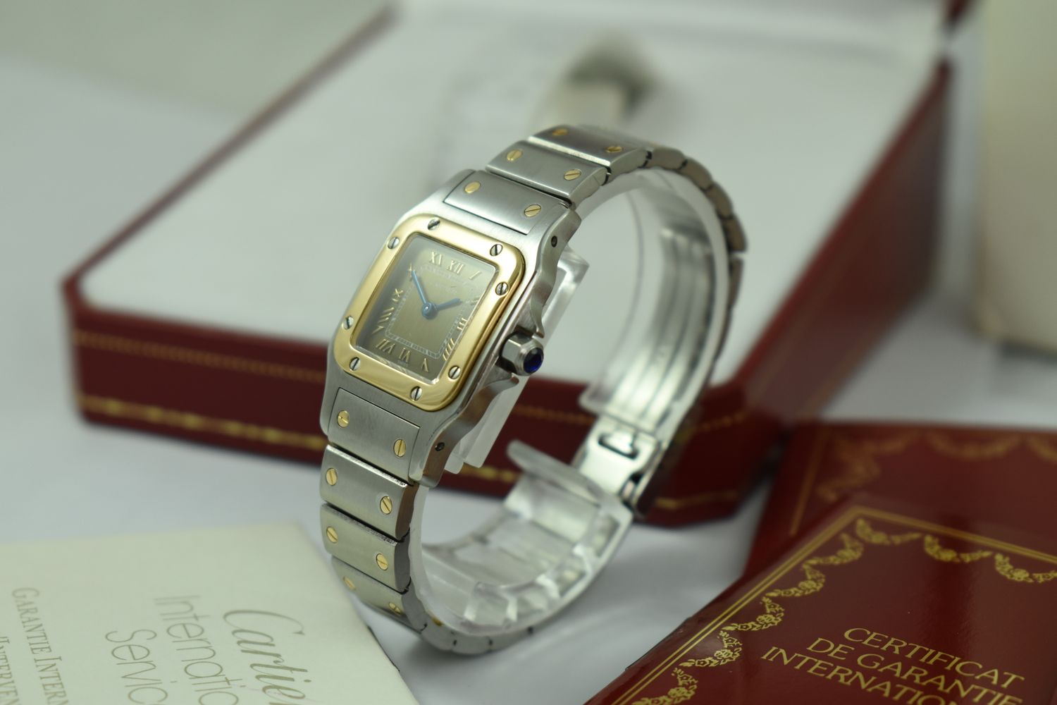 Cartier Santos de Cartier – Ref. 1057930, Sehr gut – 5/8