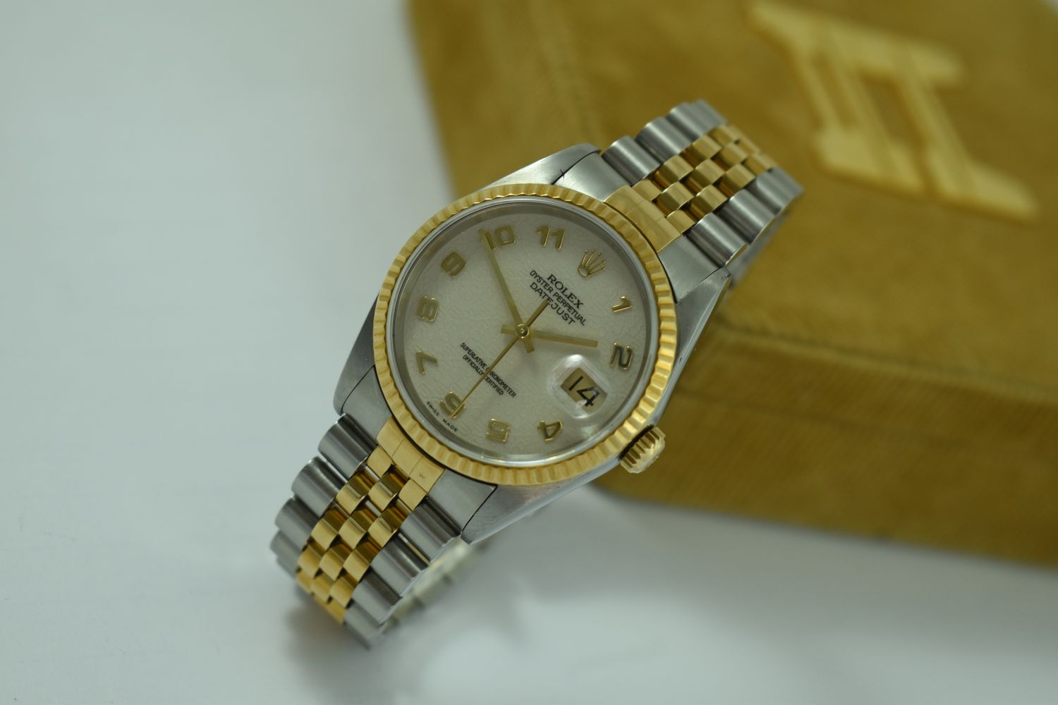 Rolex Datejust 36 – Ref. 16233, Sehr gut – 8/9