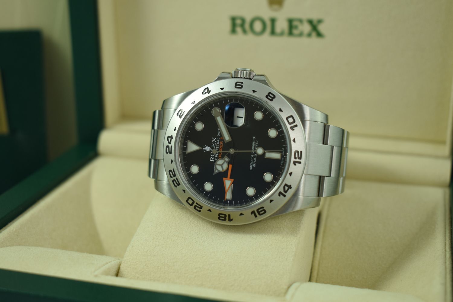 Rolex Explorer II – Ref. 216570, Sehr gut – 4/14