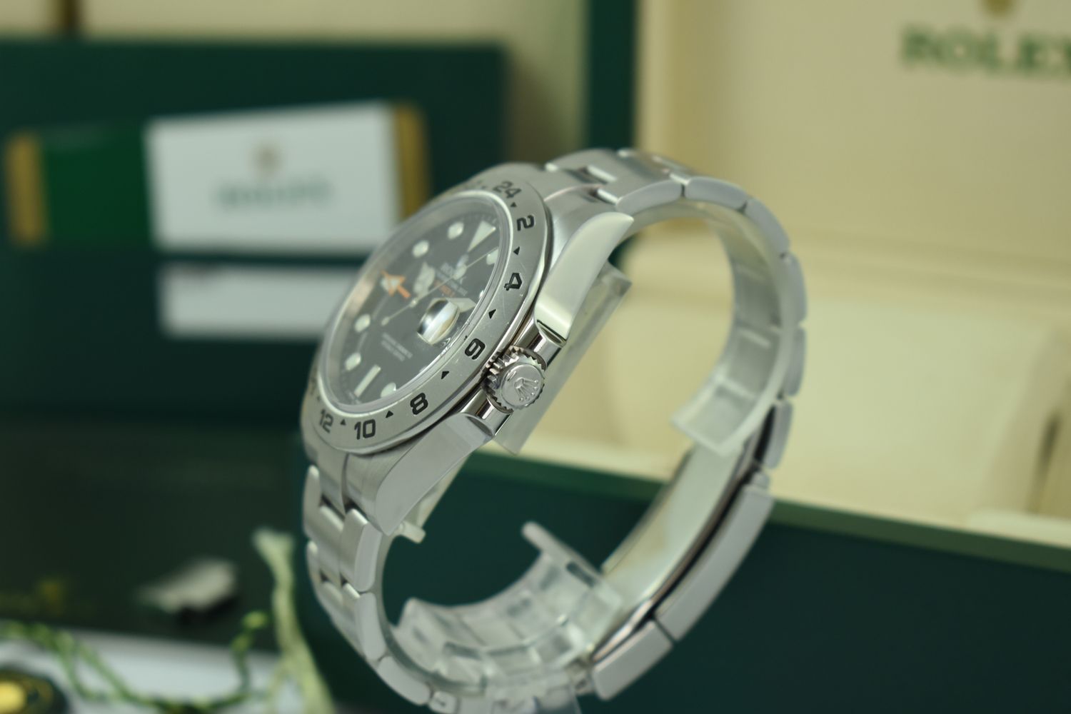 Rolex Explorer II – Ref. 216570, Sehr gut – 8/14