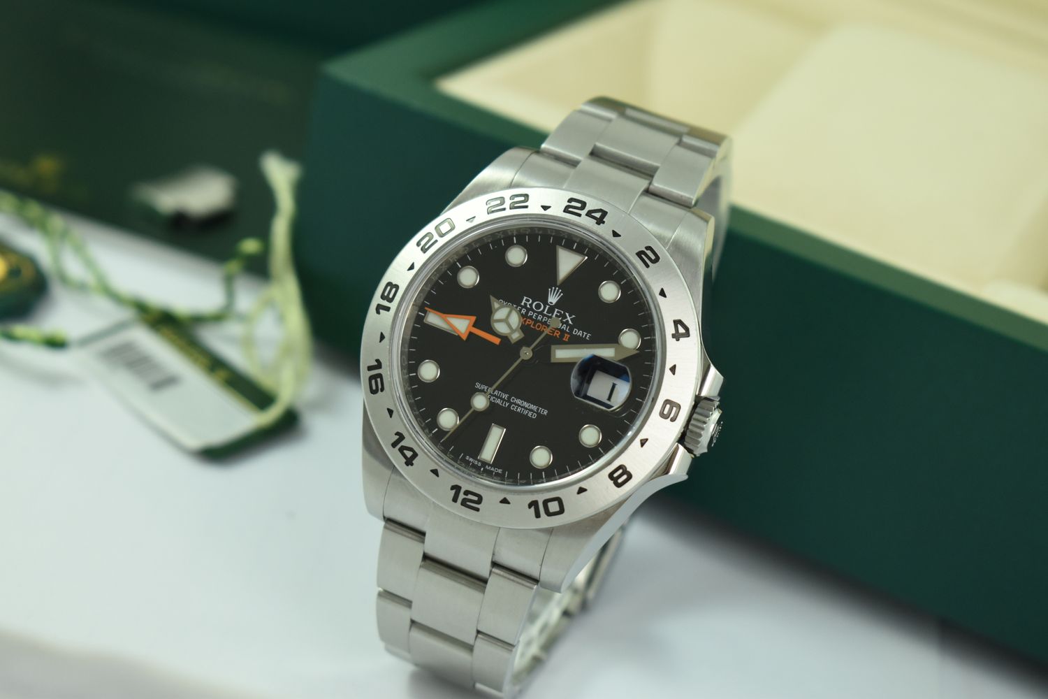 Rolex Explorer II – Ref. 216570, Sehr gut – 10/14