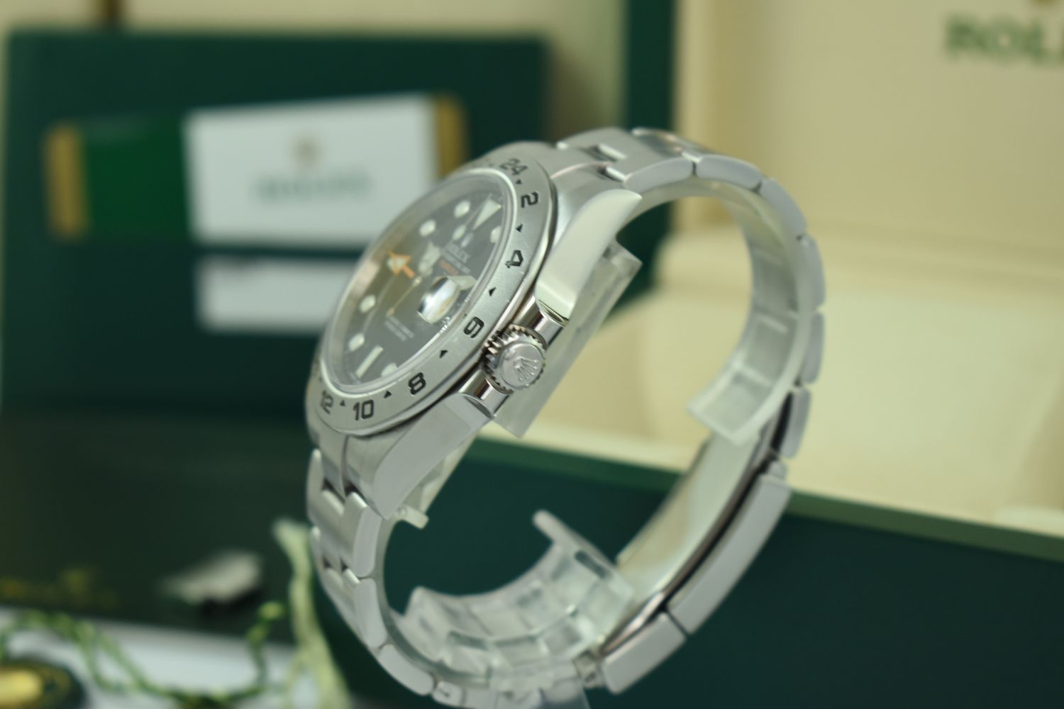 Rolex Explorer II – Ref. 216570, Sehr gut – 9/14