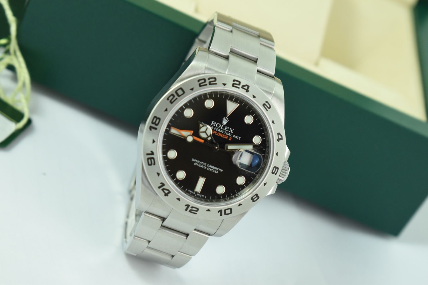 Rolex Explorer II – Ref. 216570, Sehr gut – 12/14