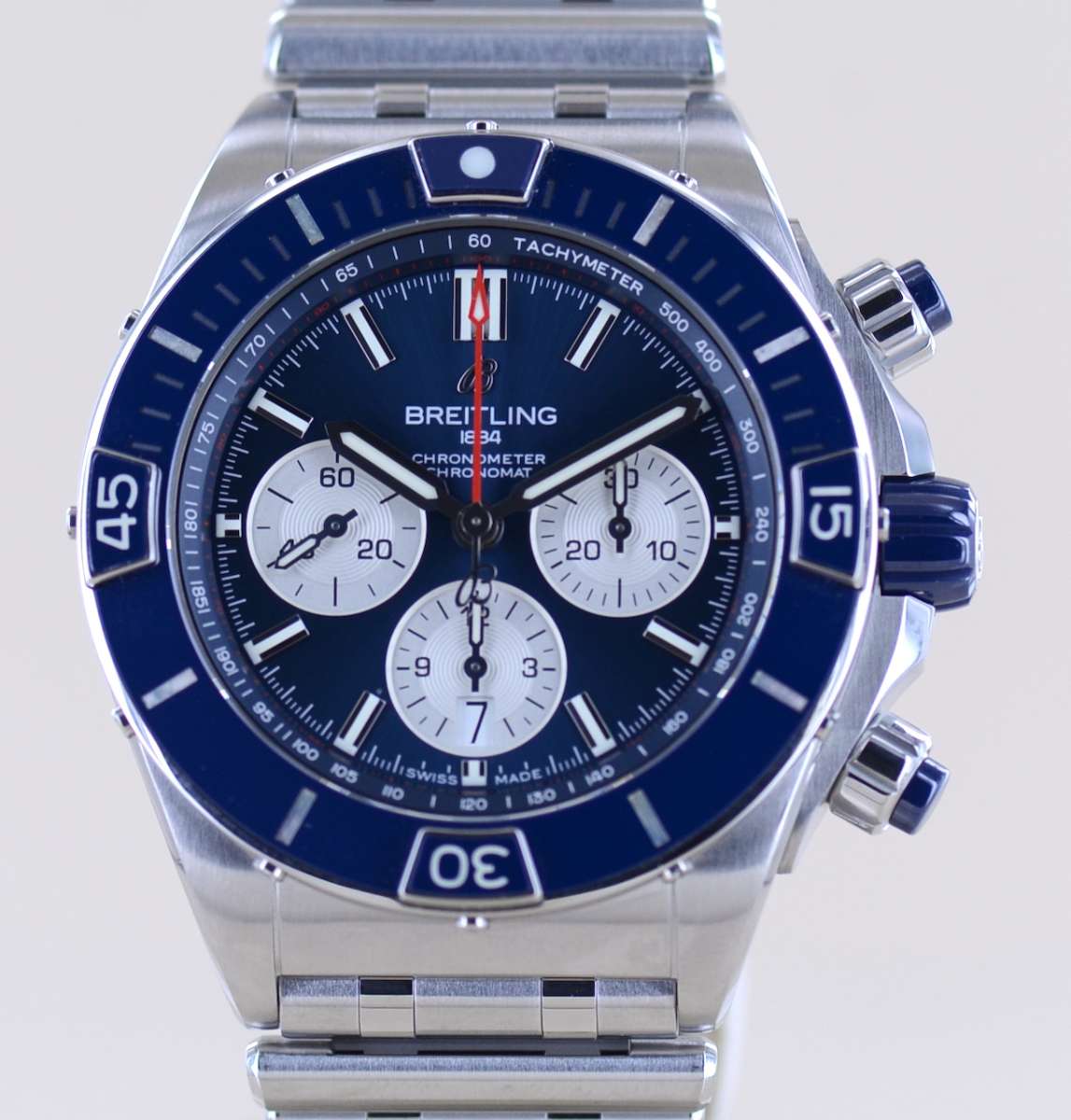 Breitling Super Chronomat – Ref. AB0136161C1A1, Sehr gut – Bild 1/3