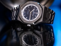 Audemars Piguet Royal Oak – Ref. 15400ST.OO.1220ST.01, Sehr gut – 3/4