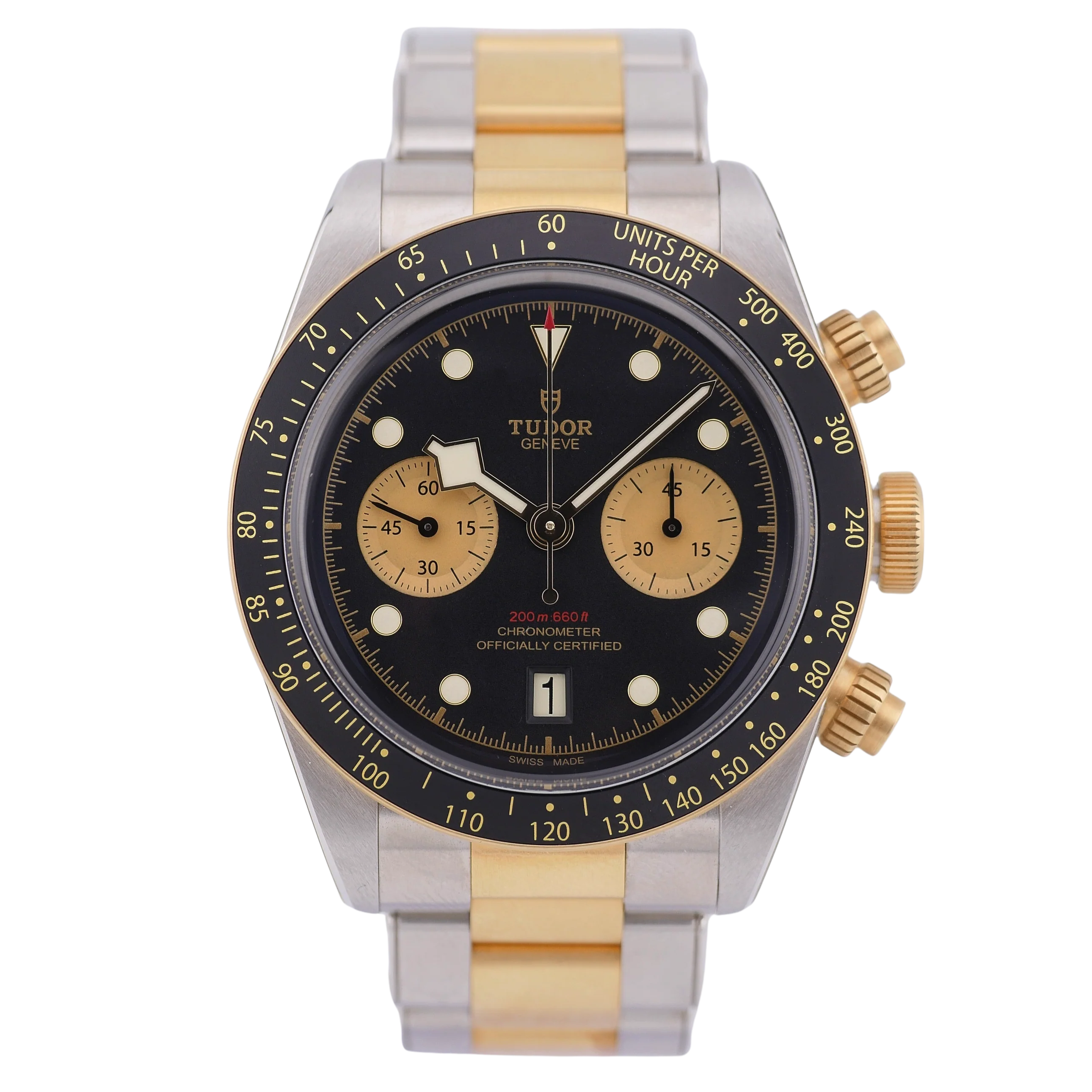 Tudor Tudor Black Bay Chrono 41 Steel Black Bezel – Ref. 79363N, Wie neu – 1/9