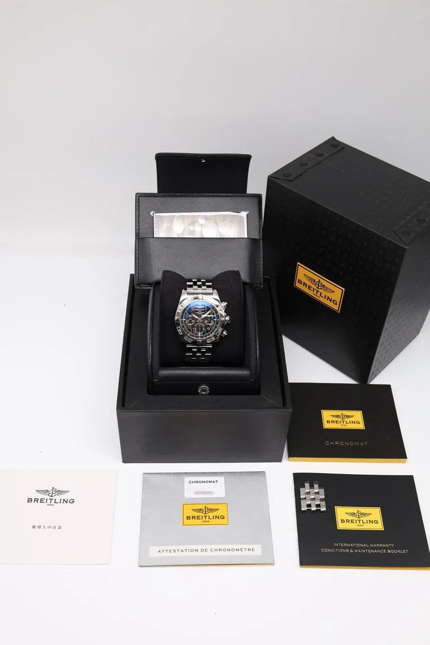 Breitling Chronomat – Ref. AB0110, Sehr gut – 9/10