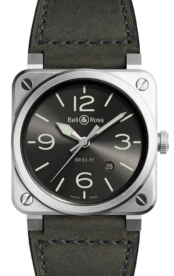 Bell & Ross BR 03-92 – Ref. BR0392-GC3-ST/SCA, Wie neu