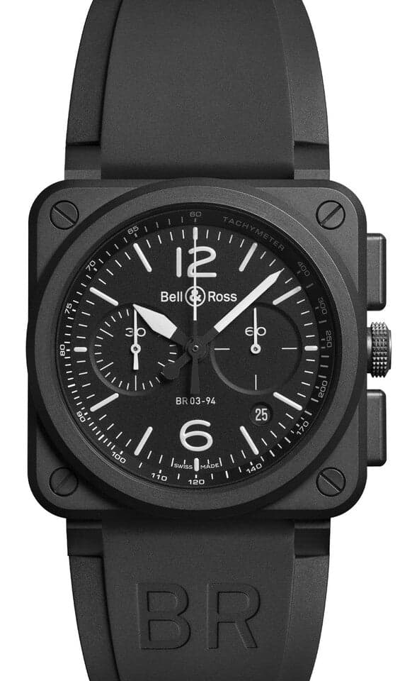Bell & Ross BR 03 – Ref. BR0394-BL-CE, like new