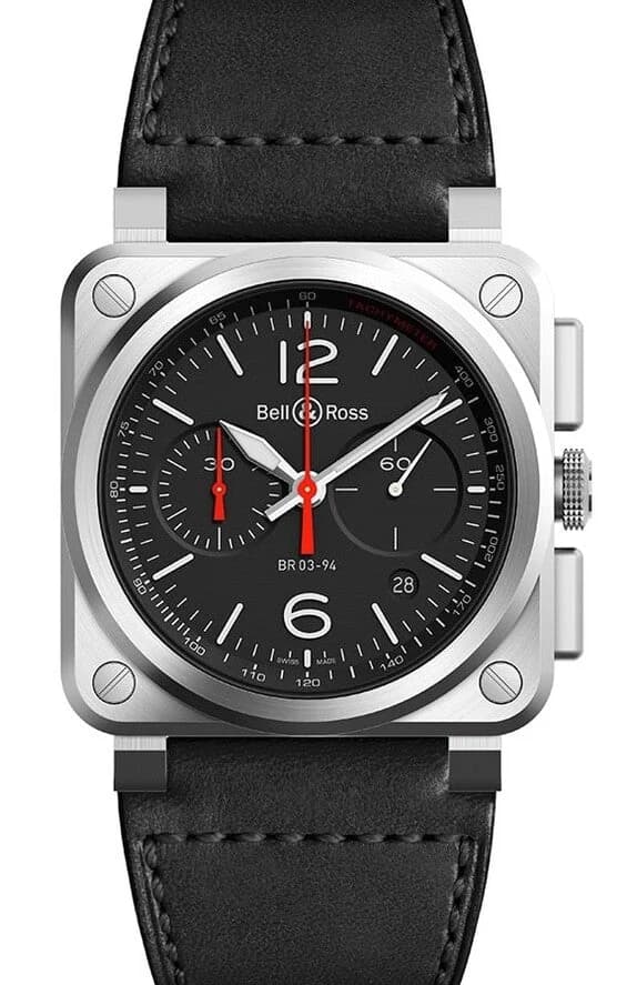 Bell & Ross BR 03 – Ref. BR0394-BLC-ST/SCA, Wie neu