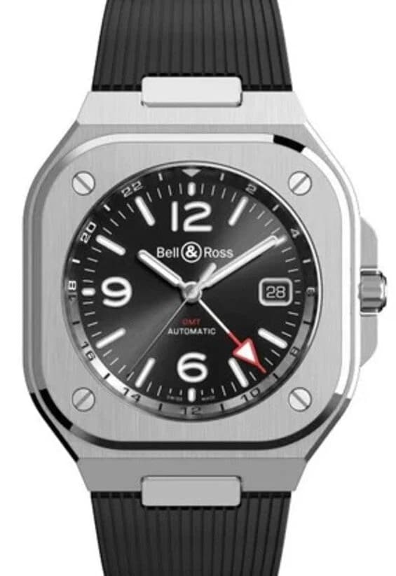 Bell & Ross BR 05 – Ref. BR05G-BL-ST/SRB, Wie neu