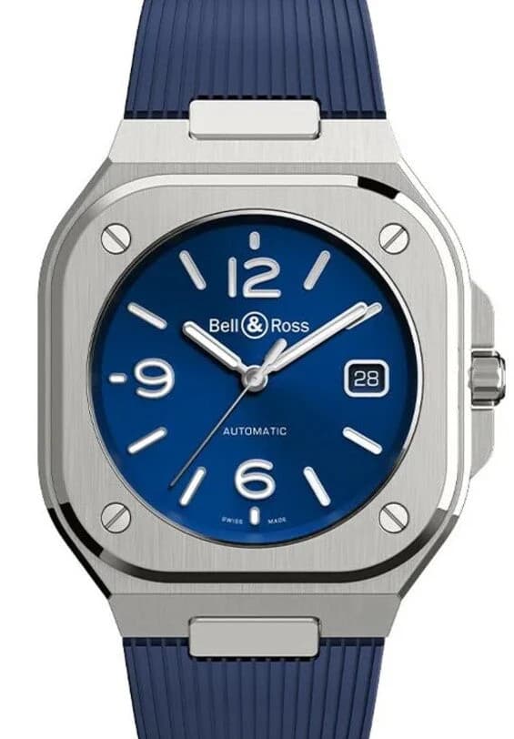 Bell & Ross BR 05 – Ref. BR05A-BLU-ST/SRB, Wie neu