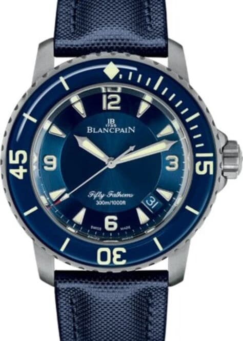 Blancpain Fifty Fathoms – Ref. 5015-12B40-O52A, Wie neu