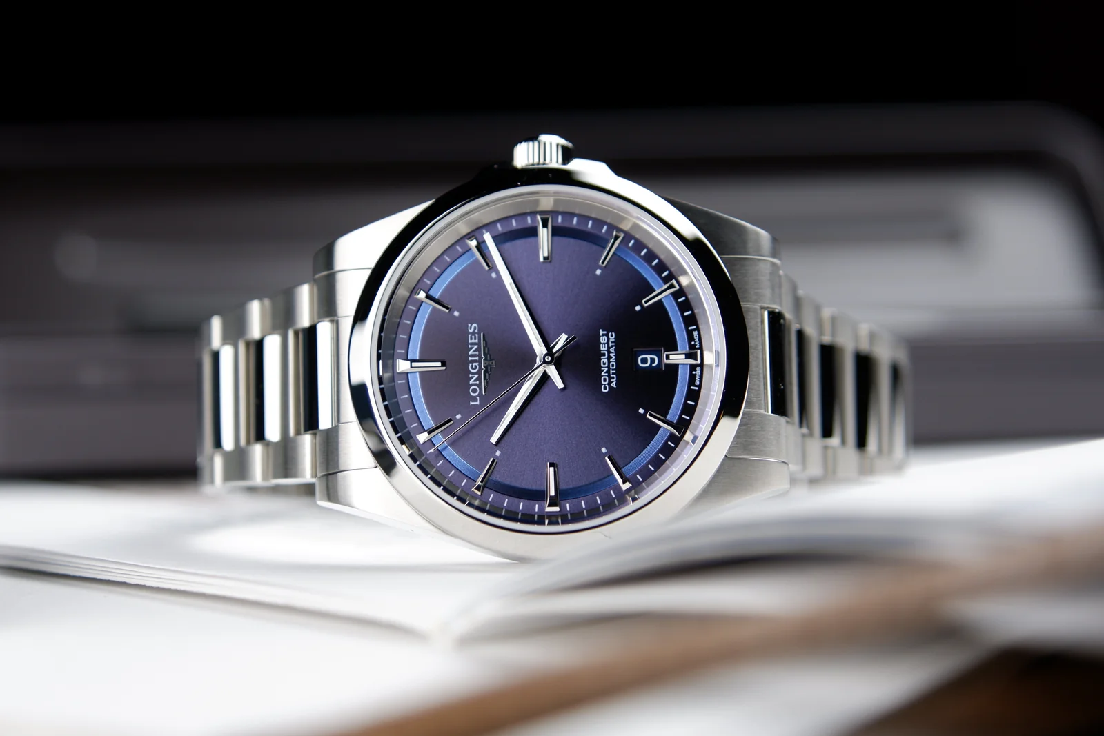 Longines Conquest – Ref. L3.830.4.92.6, Wie neu – Bild 1/2