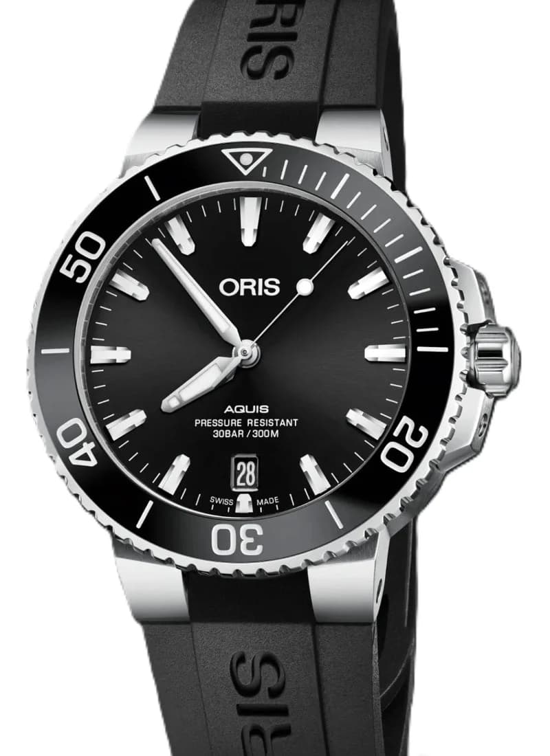 Oris Aquis – Ref. 01 733 7732 4134-07 4 21 64FC, Wie neu