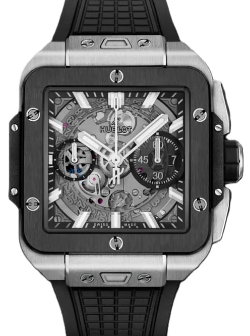 Hublot Square Bang Unico – Ref. 821.NM.0170.RX, like new
