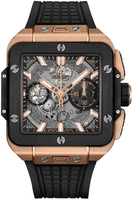 Hublot Square Bang Unico – Ref. 821.OM.0180.RX, like new