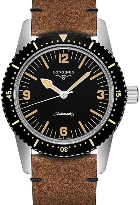 Longines Heritage – Ref. L2.822.4.56.2, like new – Image 1/3