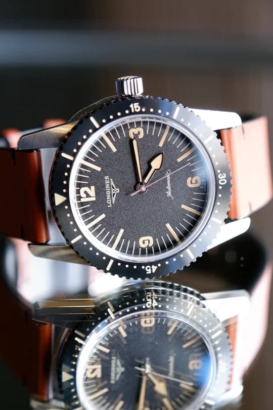 Longines Heritage – Ref. L2.822.4.56.2, like new – Image 2/3
